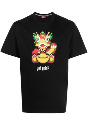 Mostly Heard Rarely Seen 8-Bit Got Gold cotton T-shirt - Black