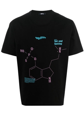 MSFTSrep graphic-print cotton T-shirt - Black