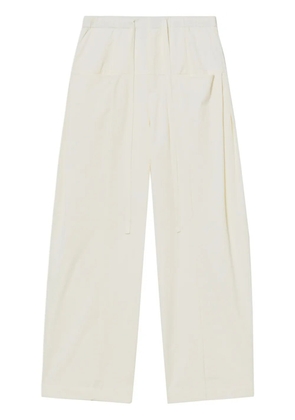 tout a coup straight-leg trousers - White