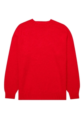 Sunspel ribbed-knit sweater - Red