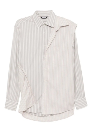Moohong double-layered cotton shirt - Neutrals