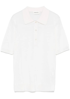 P.A.R.O.S.H. fine-knit polo shirt - White