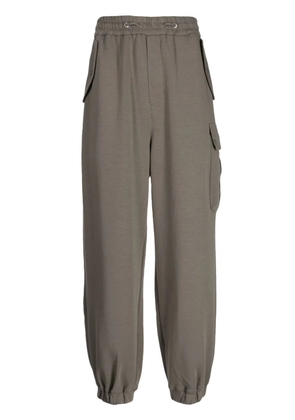 ZZERO BY SONGZIO Panther drawstring jersey track pants - Green