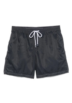 Barba drawstring-waist swim shorts - Black