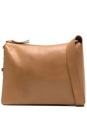 Yu Mei leather tote bag - Brown