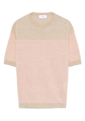 Lardini striped T-shirt - Neutrals