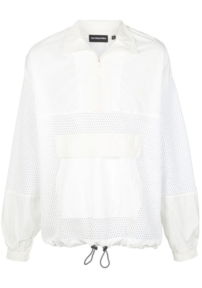 God's Masterful Children mesh panel windbreaker - White