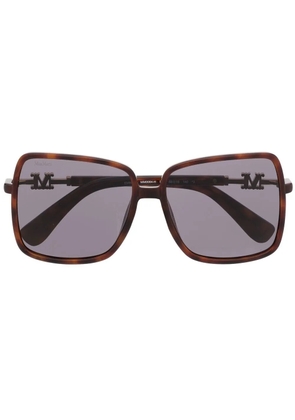 Max Mara Eyewear oversized square-frame sunglasses - Brown