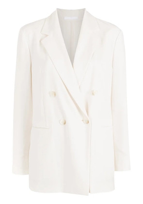 BOSS double-breasted blazer - White