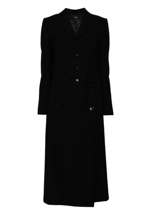Goen.J Blazer panel dress - Black