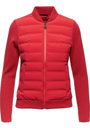 Aztech Mountain Dale of Aspen panelled knitted jacket - Red