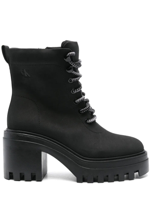 Calvin Klein Jeans 50mm leather boots - Black