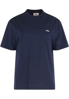 Autry logo-embroidered T-shirt - Blue