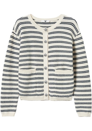 TWINSET striped cardigan - Black