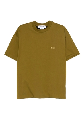 MSGM logo-detail T-shirt - Green