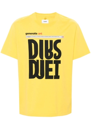 Doublet AI-Generated cotton T-shirt - Yellow