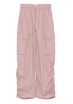 izzue drawstring cargo trousers - Pink