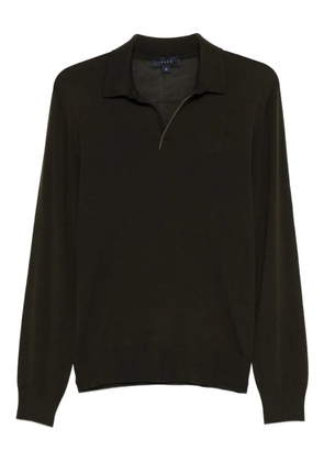 Sease long-sleeved polo shirt - Brown