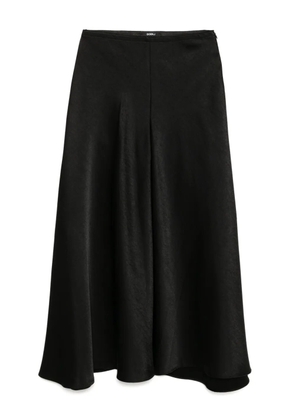 Goen.J Bias-cut skirt - Black