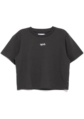 izzue embroidered T-shirt - Grey