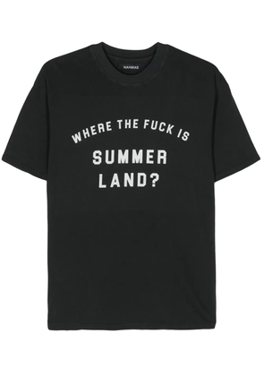 Nahmias slogan-print T-shirt - Grey