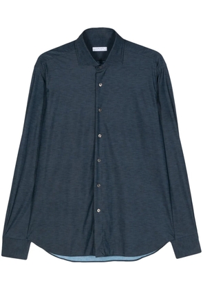 Orian long-sleeves mélange shirt - Blue