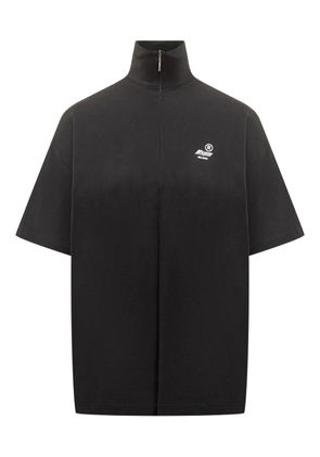MSGM half-zip T-shirt - Black