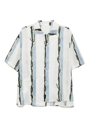 CROQUIS patterned shirt - White