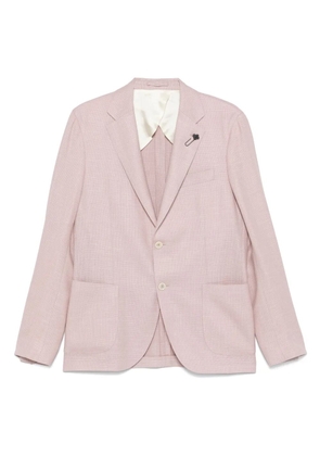 Lardini basketweave blazer - Pink