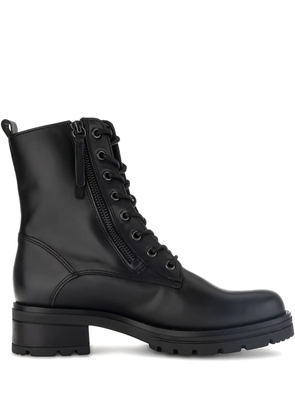 GABOR lace-up combat boots - Black