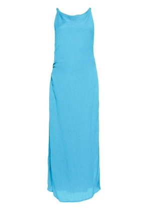 Faithfull the Brand Palermo linen-blend maxi dress - Blue