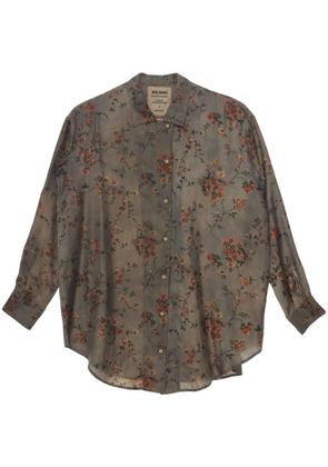 Uma Wang Tyesma blouse - Grey