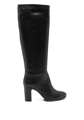 Julie Dee 80mm block-heel calf-leather boots - Black