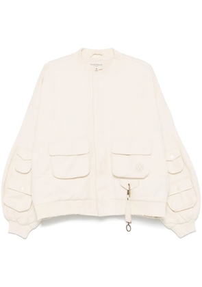 UNTITLED ARTWORKS Washed Cargo bomber jacket - Neutrals