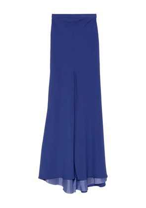 Gemy Maalouf high-low long skirt - Blue