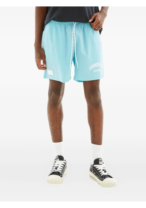 Nahmias logo-print swim trunks - Blue