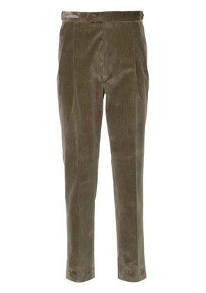 Corneliani corduroy slim-fit trousers - Green