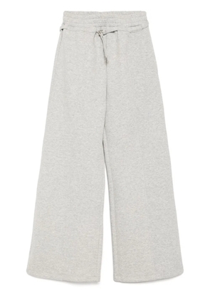 tout a coup belted wide-leg sweatpants - Grey