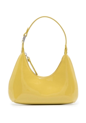 BY FAR Baby Amber patent leather shoulder bag - Green