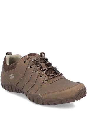 caterpillar lace-up mesh low-top sneakers - Brown