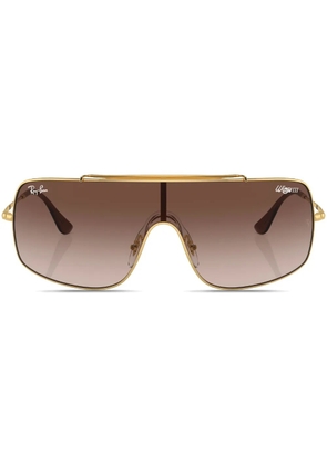 Ray-Ban Wings III square-frame sunglasses - Gold