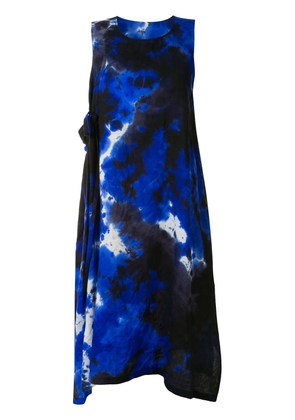 Y's sleeveless tie-dye dress - Blue