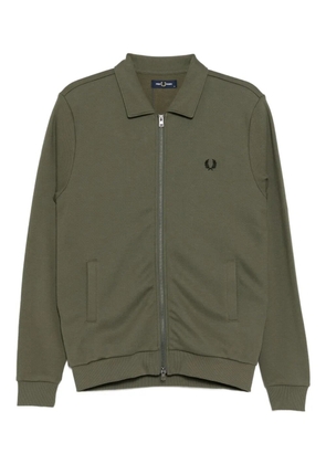 Fred Perry logo-embroidered jacket - Green
