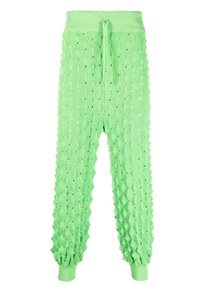 Henrik Vibskov ribbed waist spike-knit paint - Green