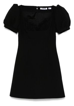 Vivetta lace-trim mini dress - Black