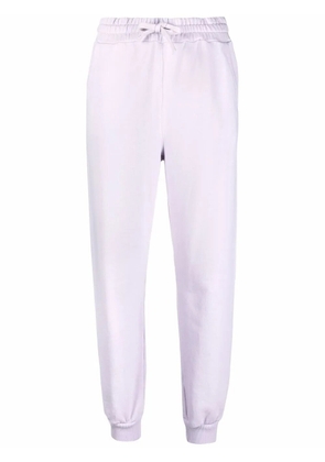 RED Valentino logo-print drawstring cotton track pants - Purple
