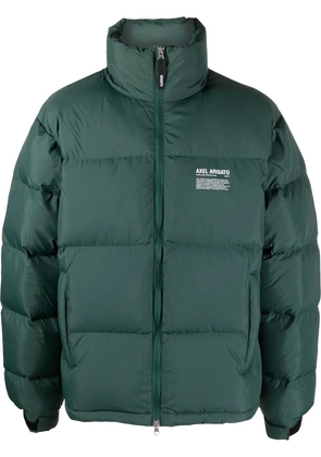 Axel Arigato logo-print padded jacket - Green