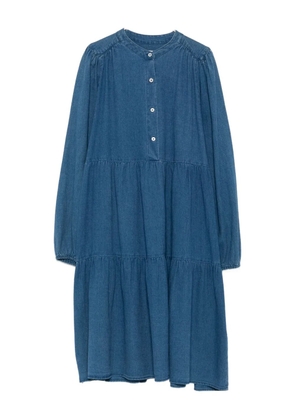 Marc O'Polo tiered button-front dress - Blue