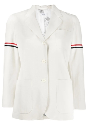 Thom Browne RWB-stripe cotton blazer - Neutrals
