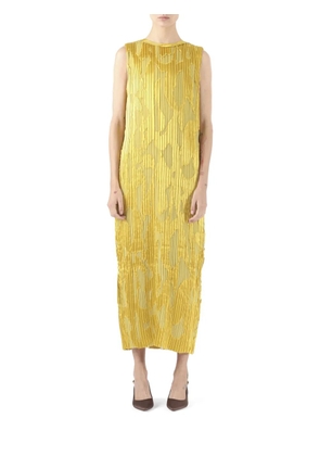 Jason Wu Collection pleated midi dress - Yellow